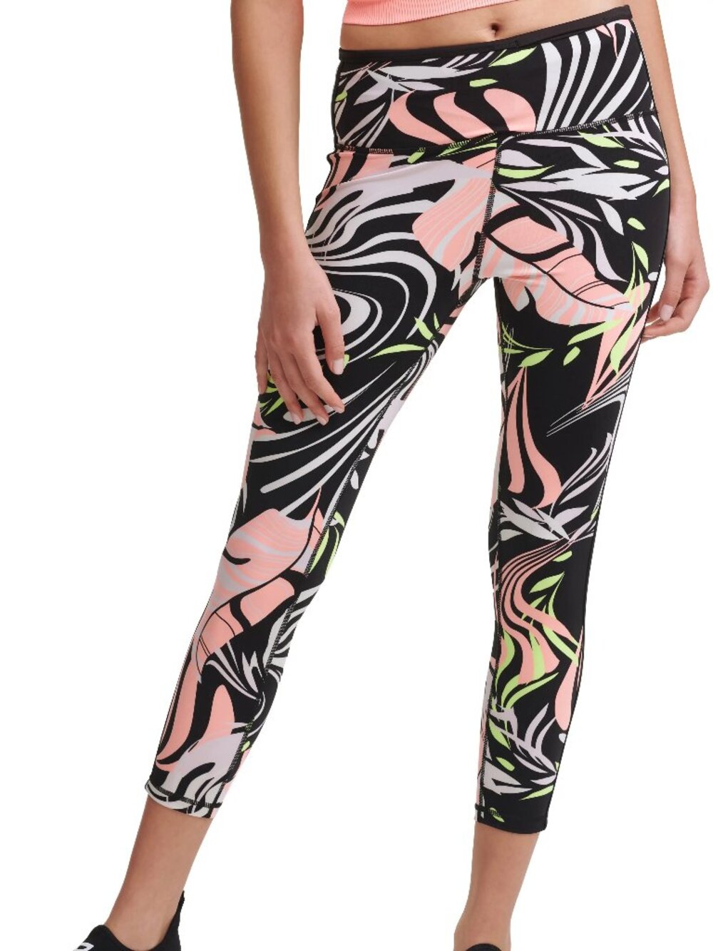 DKNY Womens Dizzy Tropics Leggings Color Atomic Dizzy Tropics